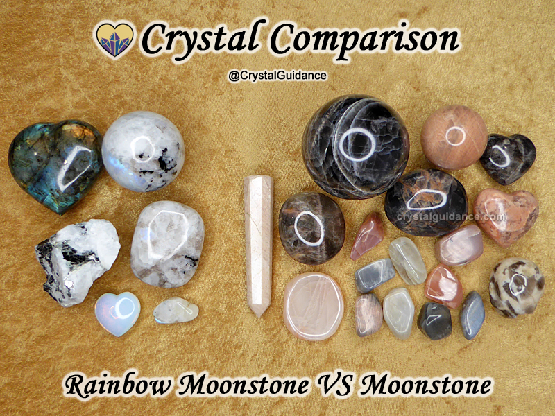 Moonstone VS Rainbow Moonstone