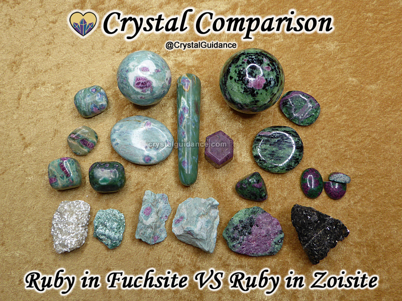 Ruby in Fuchsite VS Ruby in Zoisite