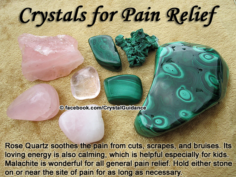 Crystals for Pain Relief